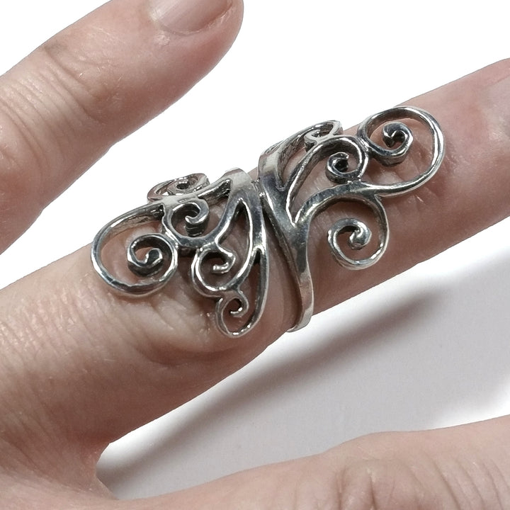 Anello fascia in argento 925 ANELLO artigianale | Spirale