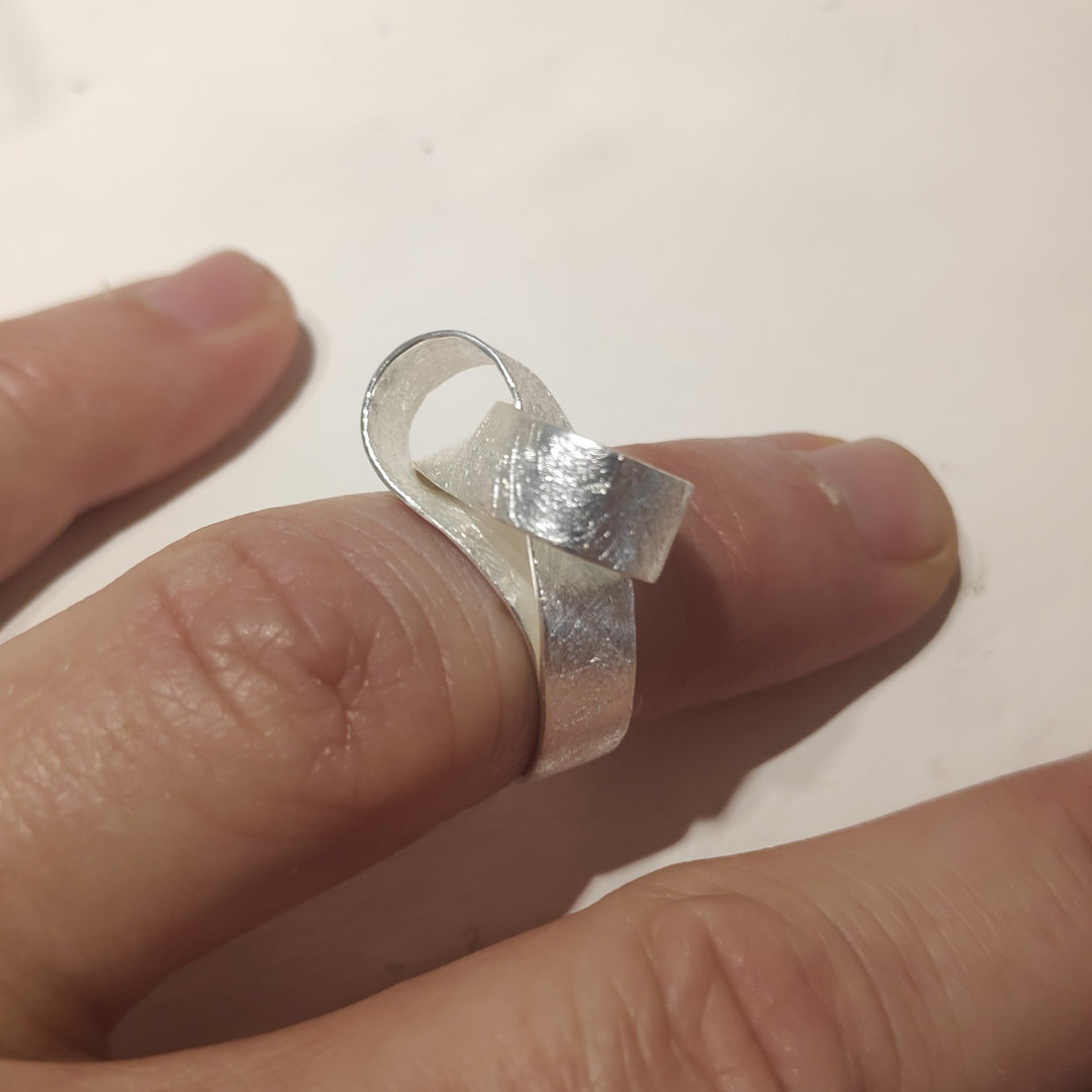 Gioiello contemporaneo | ANELLO in argento 925 - Fantasia Curve