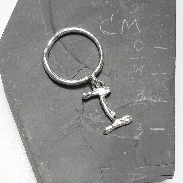 PERSONALIZED RING with letter in 925 silver handcrafted ring