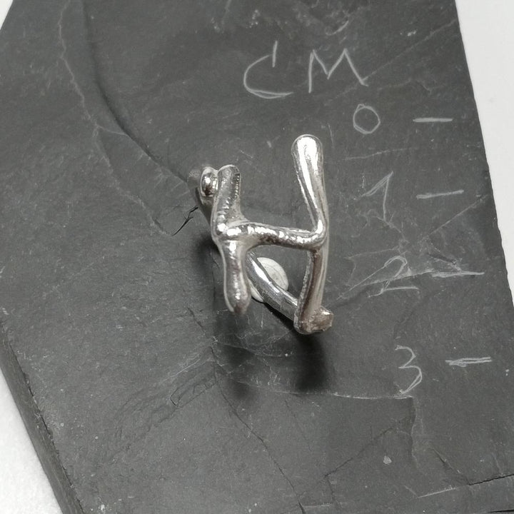 PERSONALIZED RING with letter in 925 silver handcrafted ring