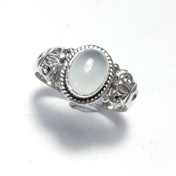 ANELLO artigianale in argento 925 con Labradotite , Granato , Ametista | GIOIELLI CON PIETRE