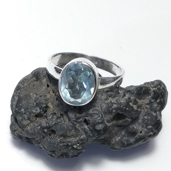 Handcrafted RING in 925 silver with Ruby Root, Amethyst