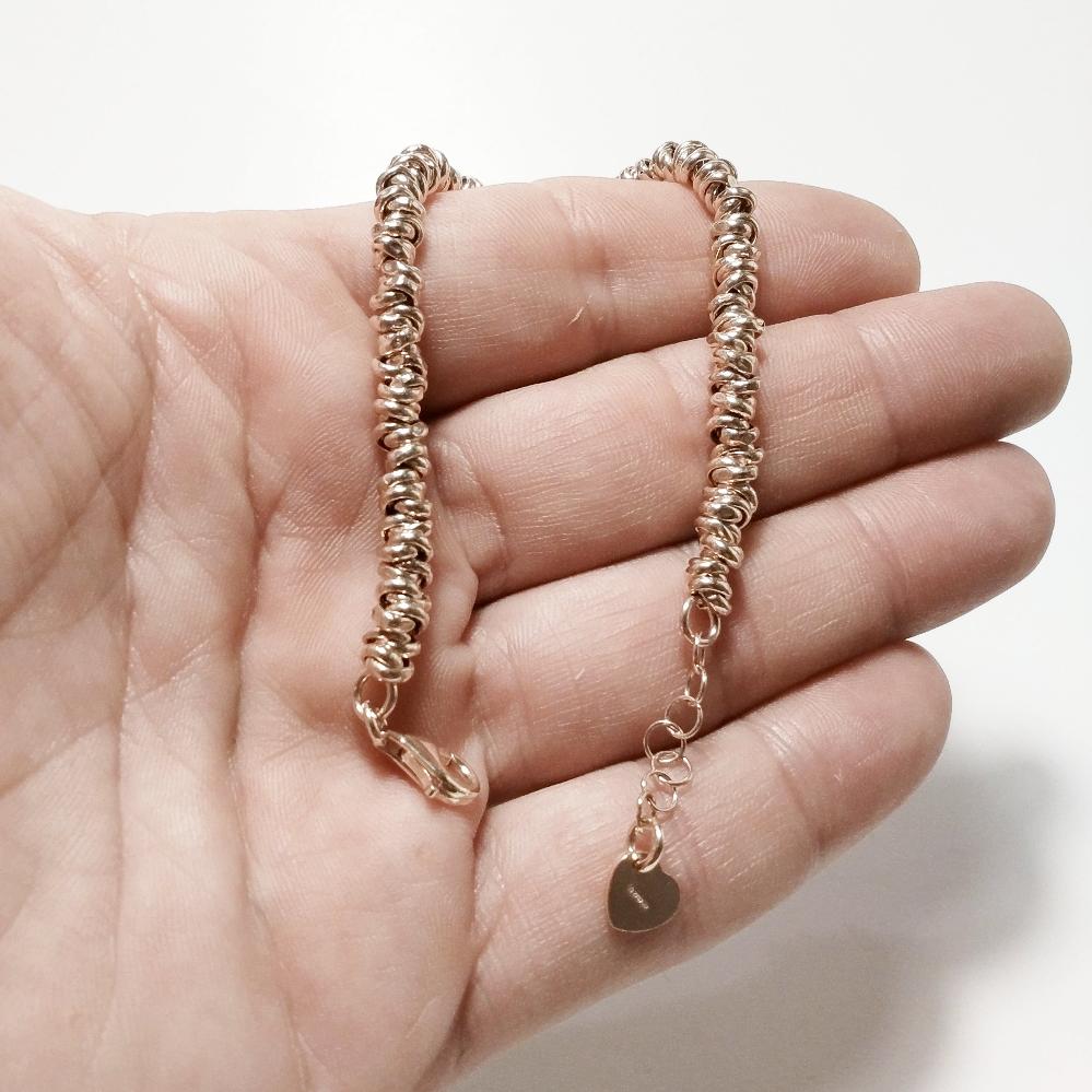 SILVER BRACELET with light discs - NEW BLAIR