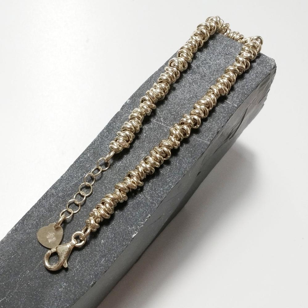 SILVER BRACELET with light discs - NEW BLAIR