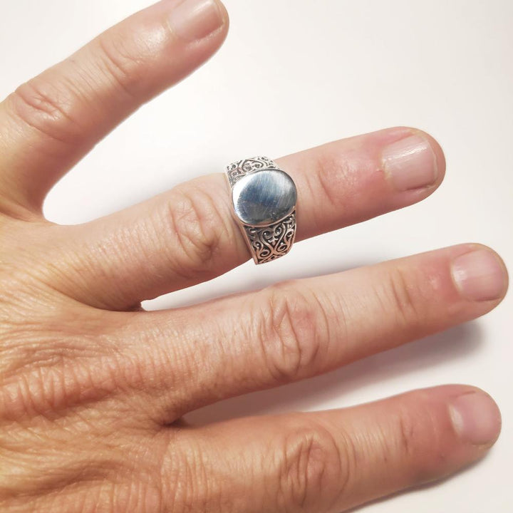 Anello in argento 925 chevalier| GIOIELLI IN ARGENTO