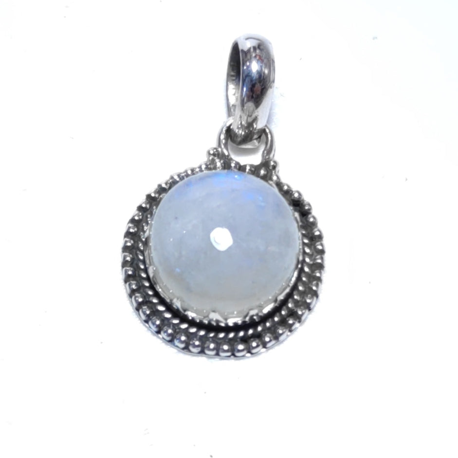 Ciondolo pietra di luna in argento
