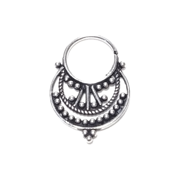 Earring - SEPTUM in burnished 925 silver - ETHNIC | PIERCINGS