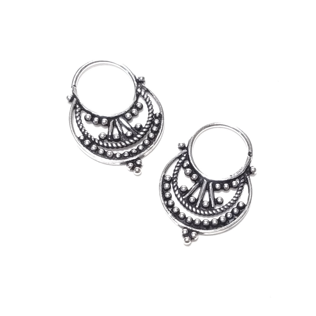 Earring - SEPTUM in burnished 925 silver - ETHNIC | PIERCINGS