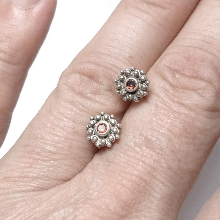 Mini ORECCHINIArgento 925 ORECCHINIGranato | orecchini da lobo