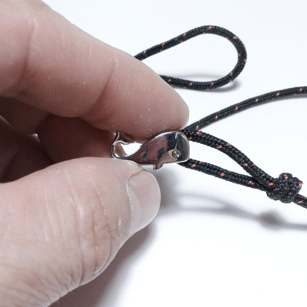 Bracciale BALENA con cima da vela | salva le balene