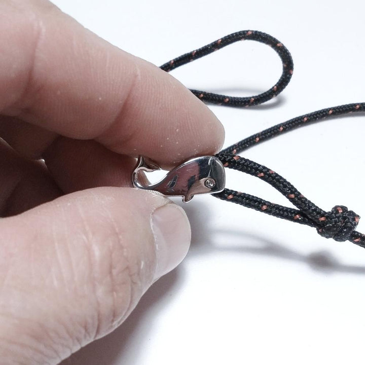 Bracciale BALENA con cima da vela | salva le balene