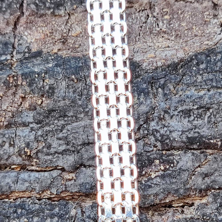 BRACCIALE ARGENTO catena piatta - HOSPET