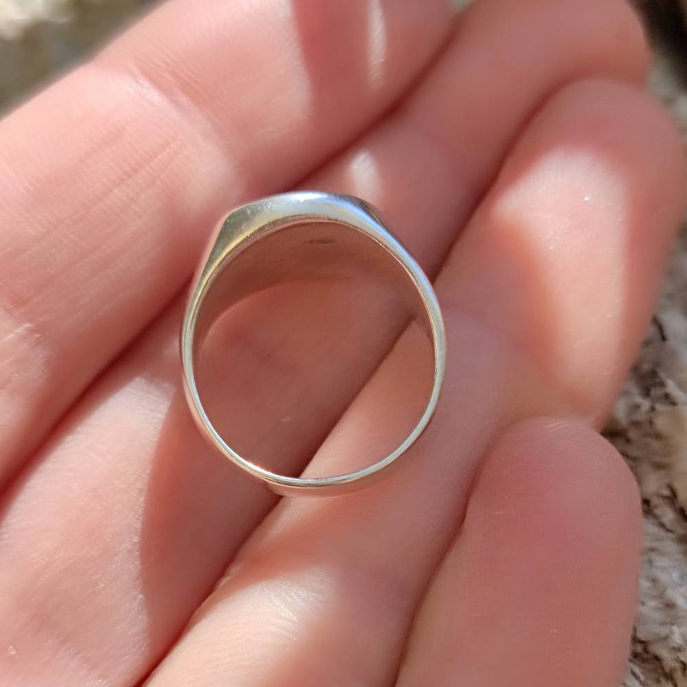 Anello da mignolo in argento 925 chevalier - RANERI