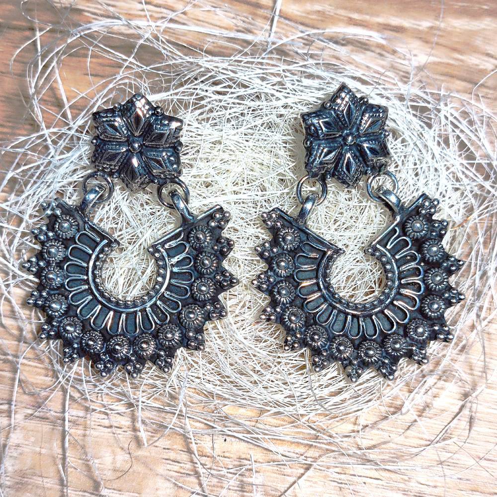 ORECCHINI etnici in argento 925 - SARSIWA