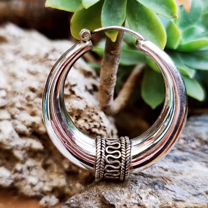 ORECCHINI a cerchio in argento 925 - LACHITA