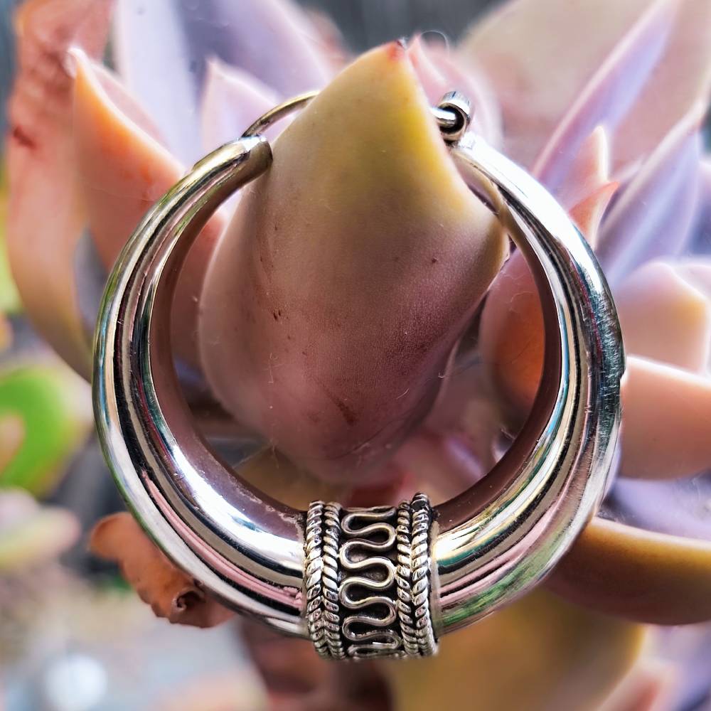 ORECCHINI a cerchio in argento 925 - LACHITA