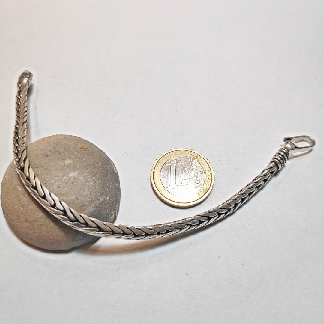 Bracciale Snake argento mezzo tondo - JUKENA