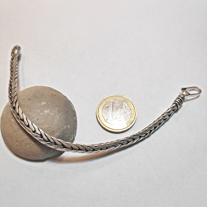 Bracciale Snake argento mezzo tondo - JUKENA
