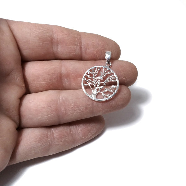 Ciondolo ETNICO in argento 925 Ciondolo artigianale | Albero della vita