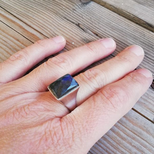 Anello VAHINI in argento 925 ANELLO artigianale