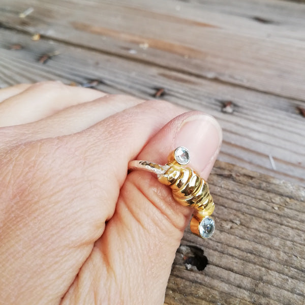 Anello VASUDHA in argento 925 ANELLO artigianale