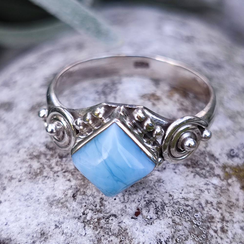 Anello KAMADEV in argento 925 con pietra | GIOIELLI IN ARGENTO