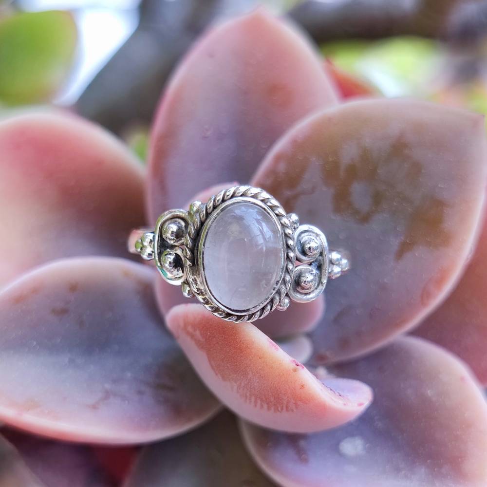 Anello NAWAL argento 925 con pietra di luna