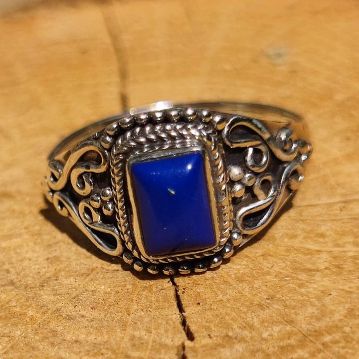 Anello con pietra in argento 925 ANANTRAM lapislazzuli