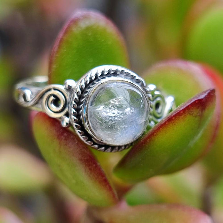 Anello HANIMA in argento 925 con pietra pietra di luna