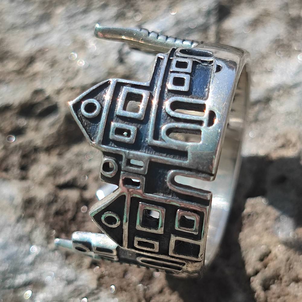 Anello house in argento 925 - LONDRA
