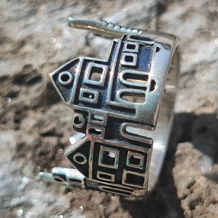 Anello house in argento 925 - LONDRA