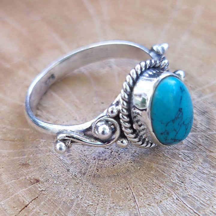 Anello con pietra in argento 925 - DHRUV