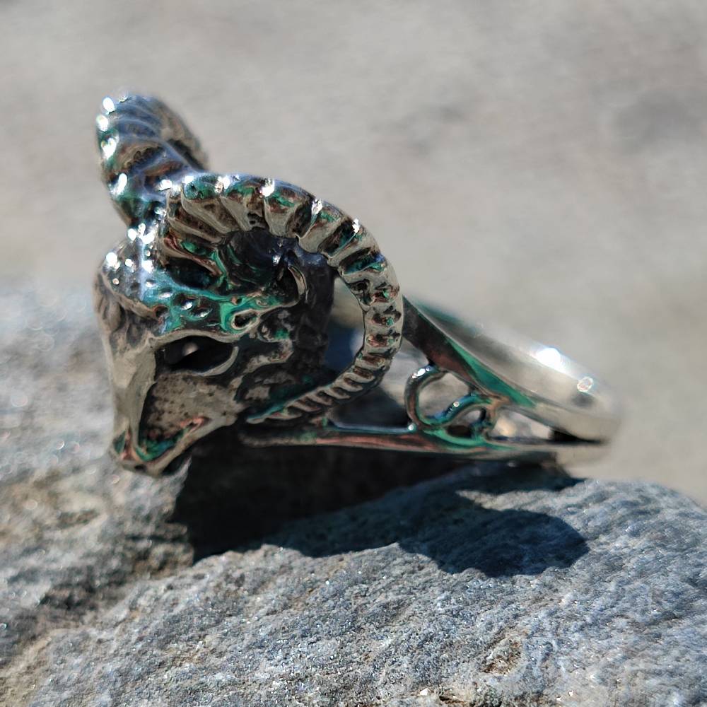 ANELLO artigianale in argento 925 - ARIES
