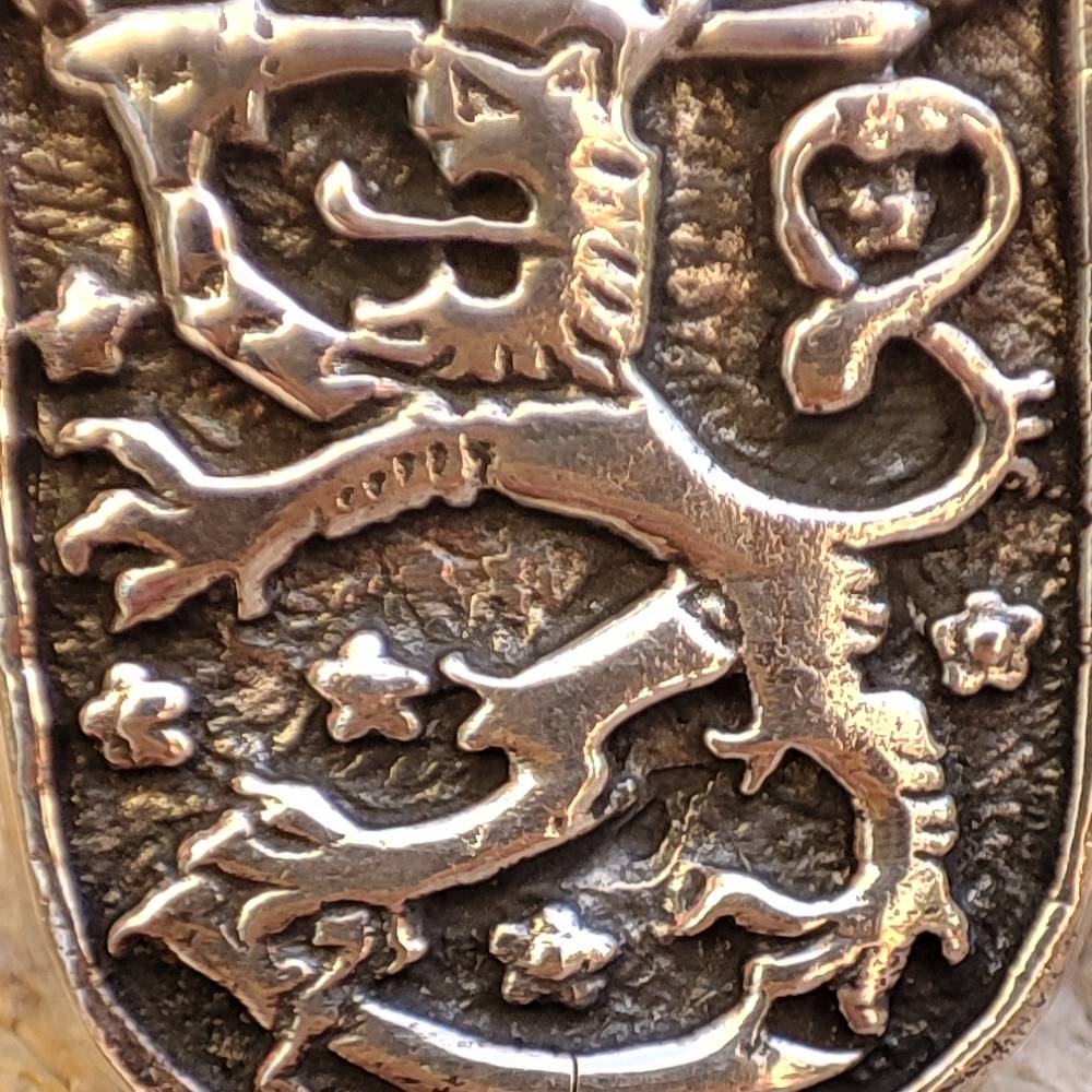 Anello in argento 925 Leone - FINNISH LION