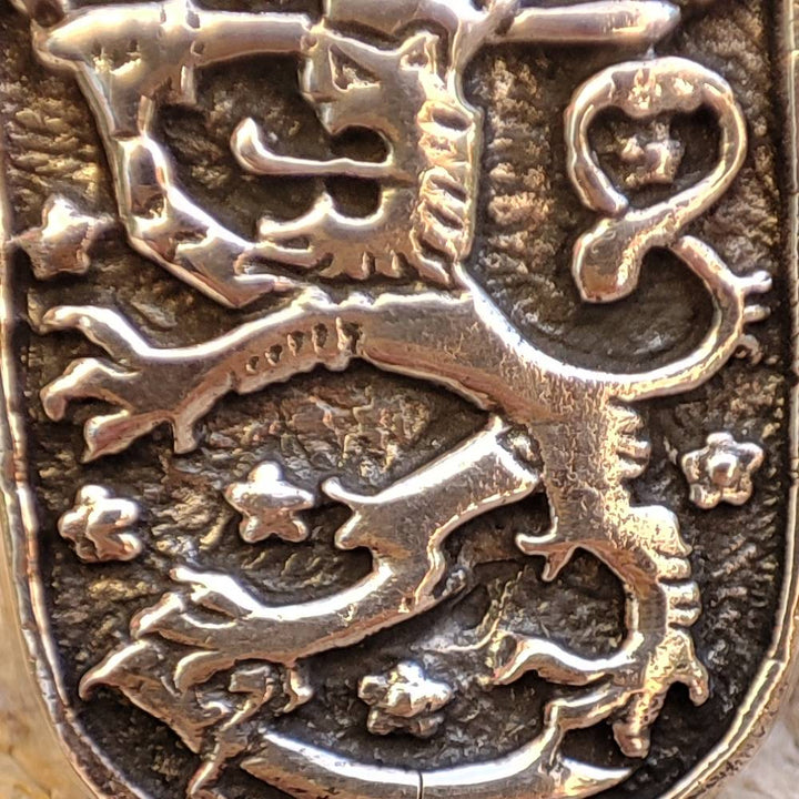Anello in argento 925 Leone - FINNISH LION