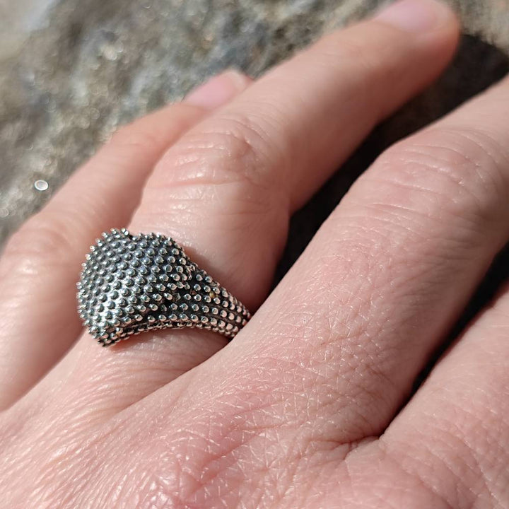 Anello etnico in argento 925 - COEUR