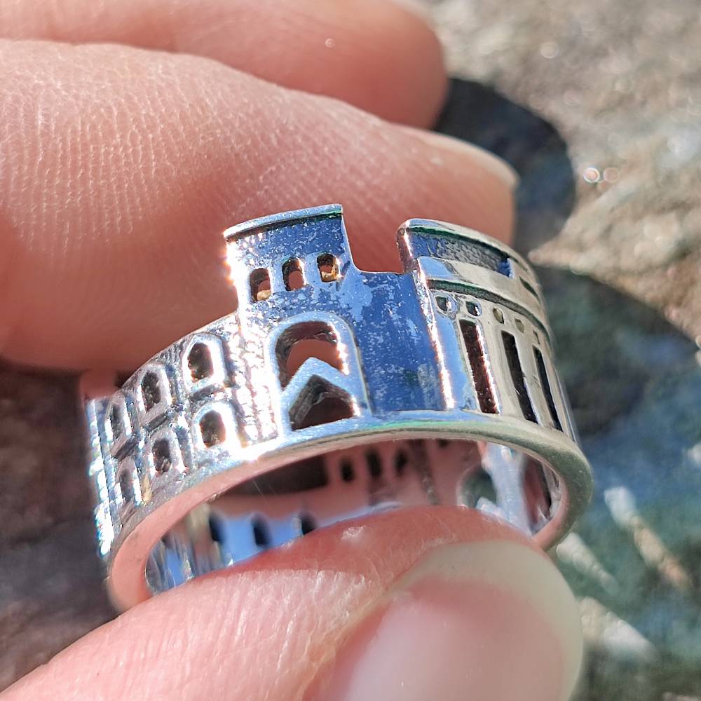 Anello casette in argento 925 - HOUSE