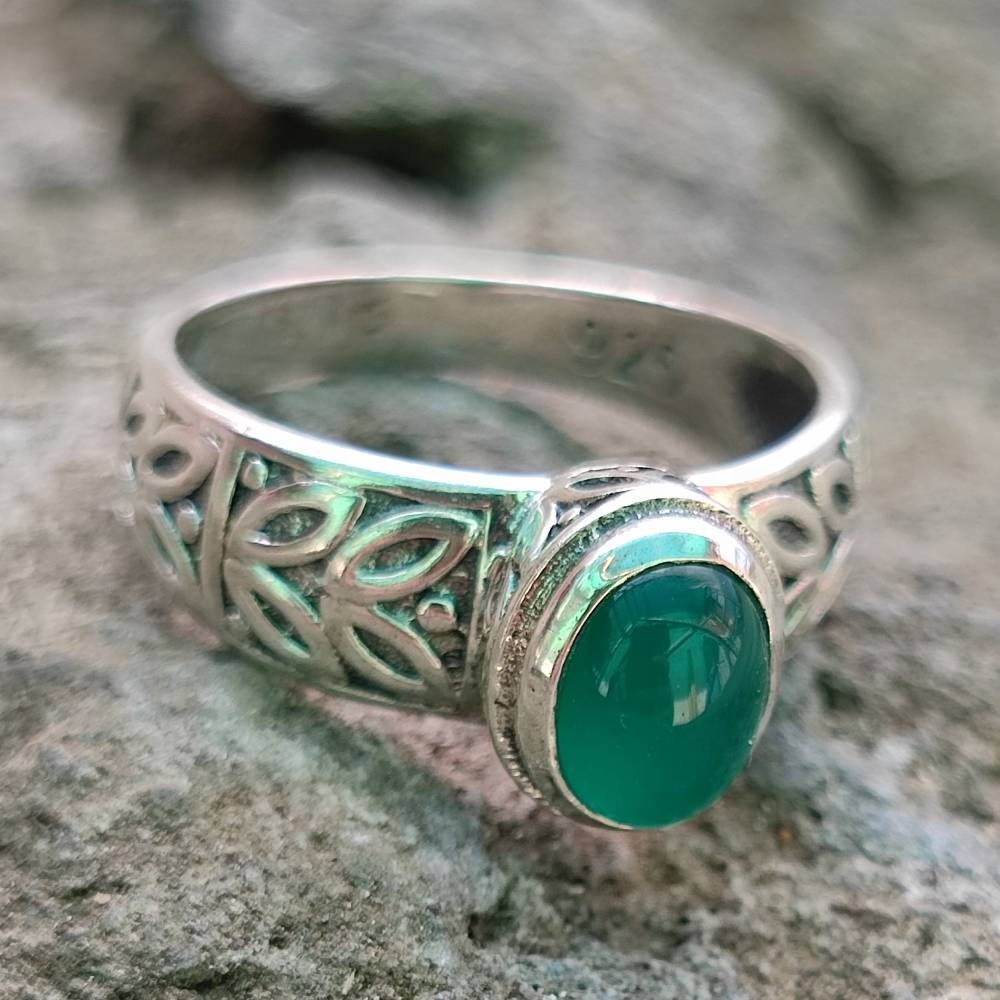 Anello in argento 925 con pietra - KOLOO