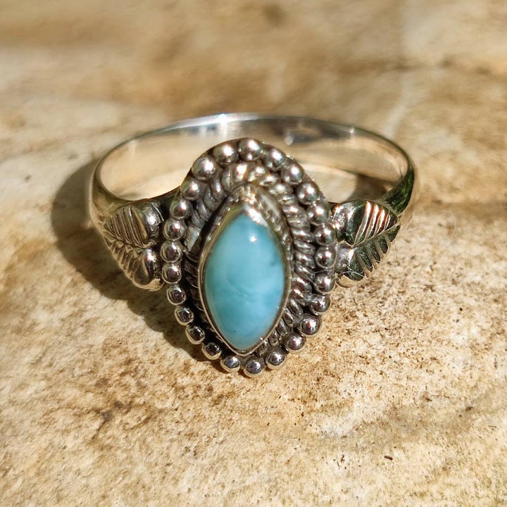 Anello con pietra in argento 925 CHITTASWARUP larimar