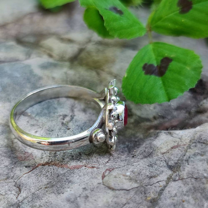 Anello in argento 925 con pietra GURNAM