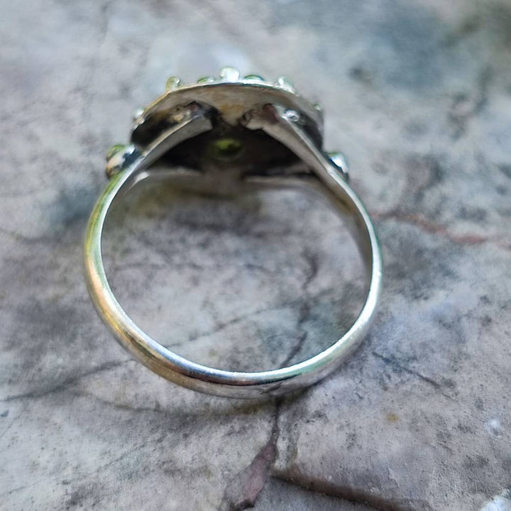 Anello in argento 925 con pietra GURNAM