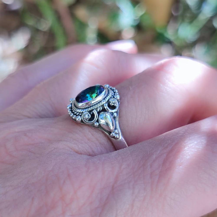Anello in argento 925 con pietra - ARUNIMA