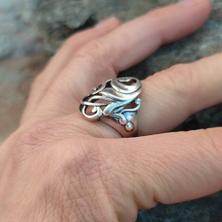 Anello etnico in argento 925 - BAYTU
