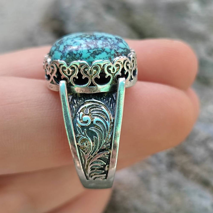 Anello in argento 925 con pietra - BHOMAL