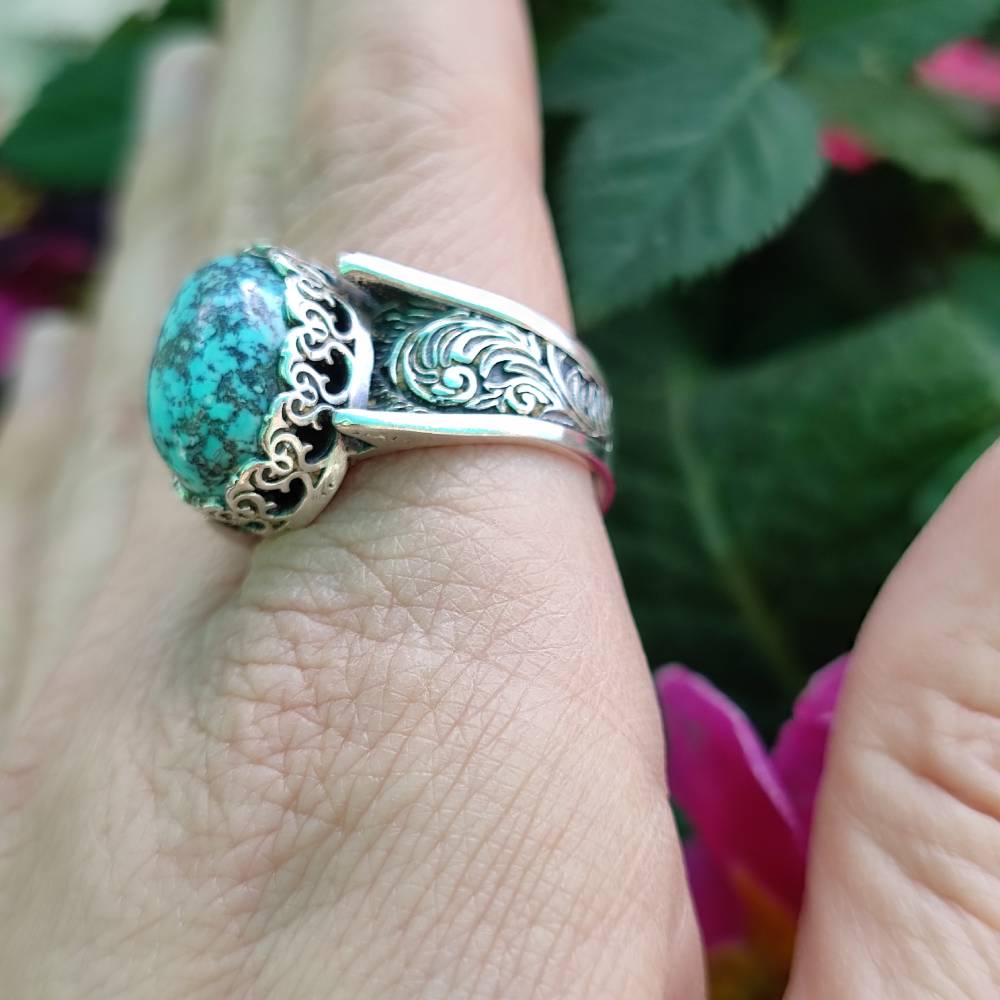 Anello in argento 925 con pietra - BHOMAL