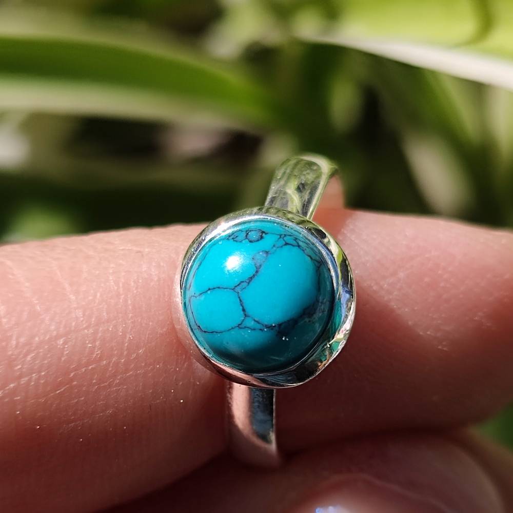 Anello fascia in argento 925 con pietra - BISLAI