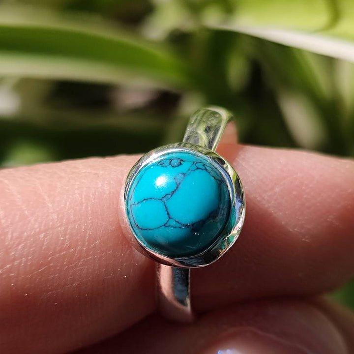 Anello fascia in argento 925 con pietra - BISLAI