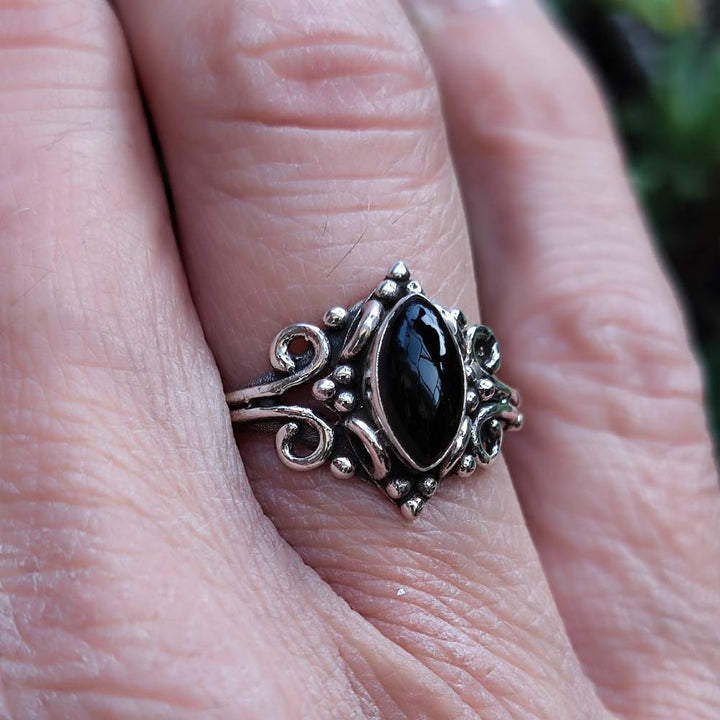 Anello con pietra in argento 925 - CHOMU