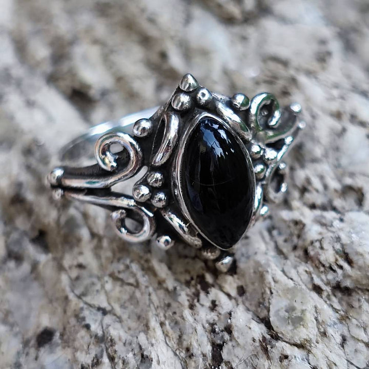 Anello con pietra in argento 925 - CHOMU