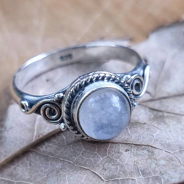 Anello con pietra in argento 925 - DEOGHAR
